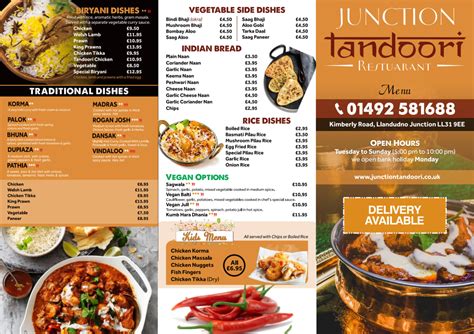 tandoori menu